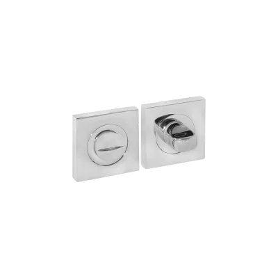 Поворотная кнопка DOORLOCK DL M08/SY OC полированный хром, квадратная розетка, A=35-42мм, шток 5/8мм 73589
