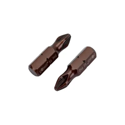 Бита DELUXE (2 шт; PH2; 25 мм; S2+Bronze+AntiSlip) Pobedit 2616821