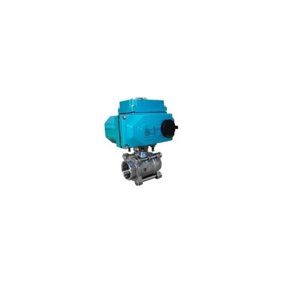 Кран шаровой муфтовый NEWKEY (3PC), AISI304 DN15 (1/2), с электроприводом AC 220V (С-03) NK-BMTp15/4*PEAH30