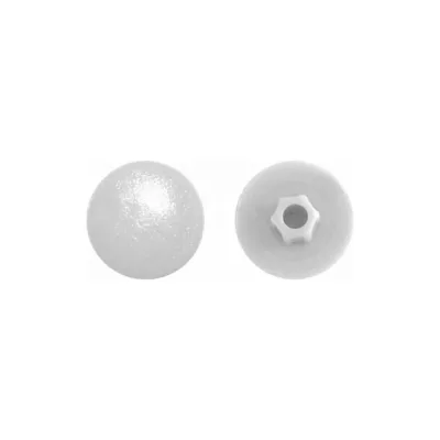 Заглушка под конфирмат Росдюбель (белая) (1000 шт) арт. 16-1050