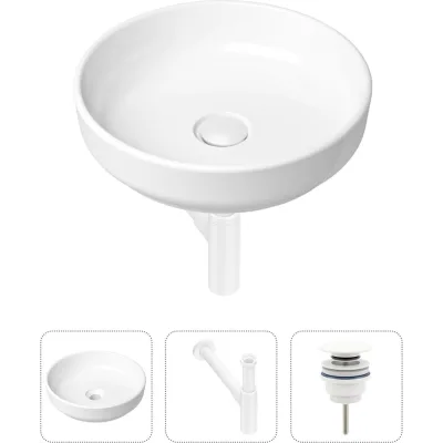 Накладная раковина для ванной Lavinia Boho Bathroom Sink Slim в комплекте 3 в 1 21520206