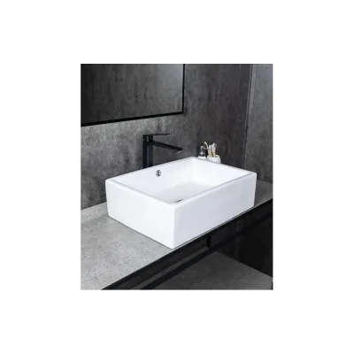 Раковина накладная Gid N9129 белая 51x38x15 51125