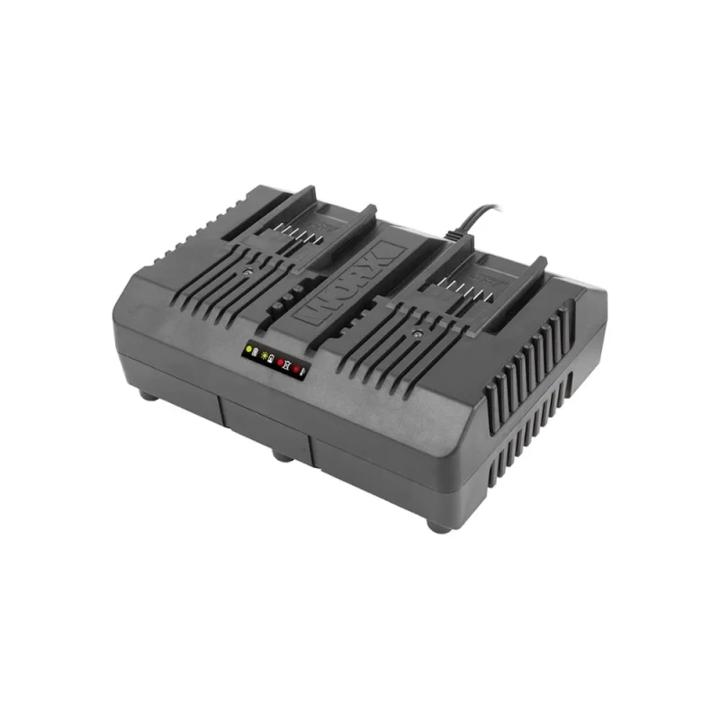 Двойное зарядное устройство WORX WA3883, 20В, 2*2A