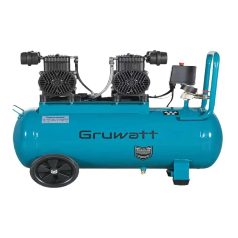 Компрессор воздушный безмасленный GRUWATT КР-50-2BM