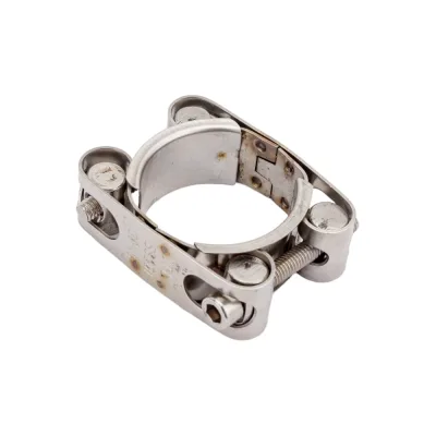 Двухболтовый силовой хомут TITAN LOCK 30-40 мм, нерж. сталь TL30-40DRCSS