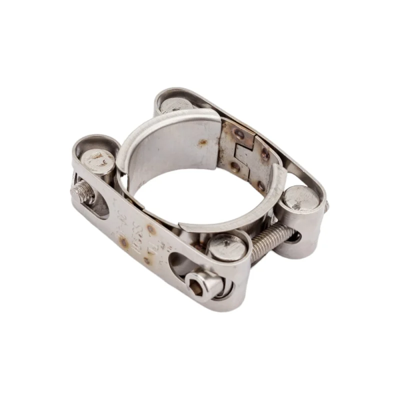 Двухболтовый силовой хомут TITAN LOCK 30-40 мм, нерж. сталь TL30-40DRCSS