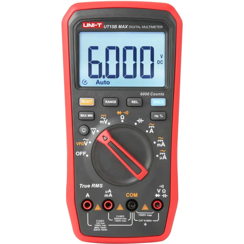 Мультиметр-автомат цифровой UNI-T UT15B MAX 00-00016202
