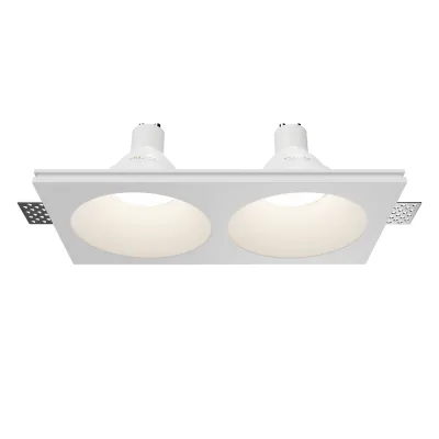 Светильник встраиваемый GU10 белый 10 Вт IP20 Technical Gyps Modern (DL129-GU10-02-W)