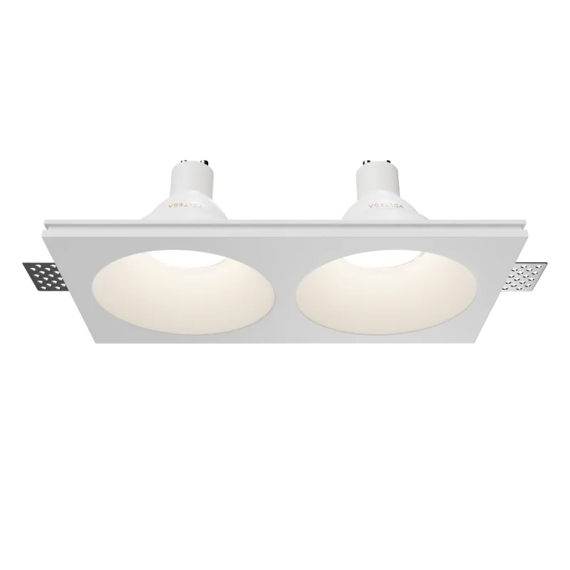 Светильник встраиваемый GU10 белый 10 Вт IP20 Technical Gyps Modern (DL129-GU10-02-W)