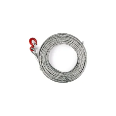 Канат для лебедки МТМ 1600 (1.6 т; 12 м; 11 мм; тип ZNL) TOR 1002181