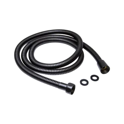 Шланг душевой MIXLINE 150 см имп/кон, EPDM, нерж.сталь черный матовый MIX-2-150 коробка 557319
