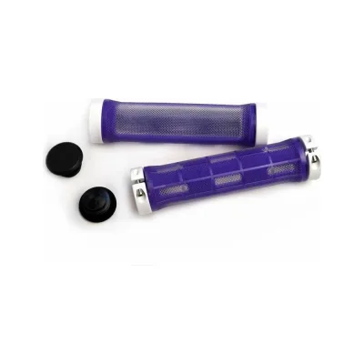 Грипсы JOY KIE MTB HL-G309, 130 мм, с 2 грипстопами, под шестигранник, фиолетовые H000008040