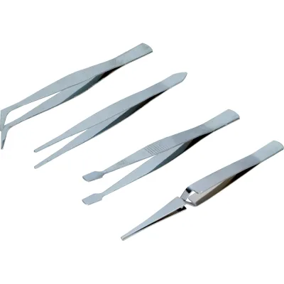 Набор пинцетов FASTER TOOLS из 4 штук 2136/ FT280-01