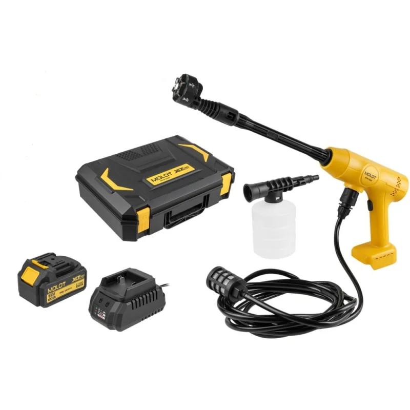 Очиститель высокого давления аккумуляторный MOLOT MPW 1825 XLT Lite SET ЦЗ-2803290325