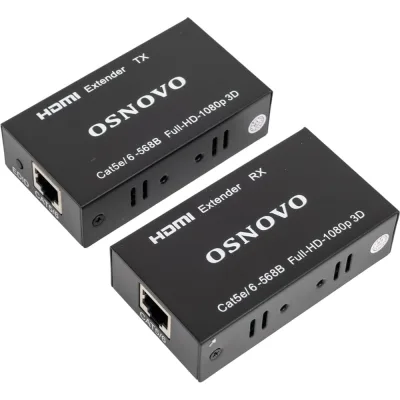 Комплект для передачи OSNOVO TA-Hi/1+RA-Hi/1 HDMI по одному кабелю витой пары CAT5e/6 до 50м. sct1480