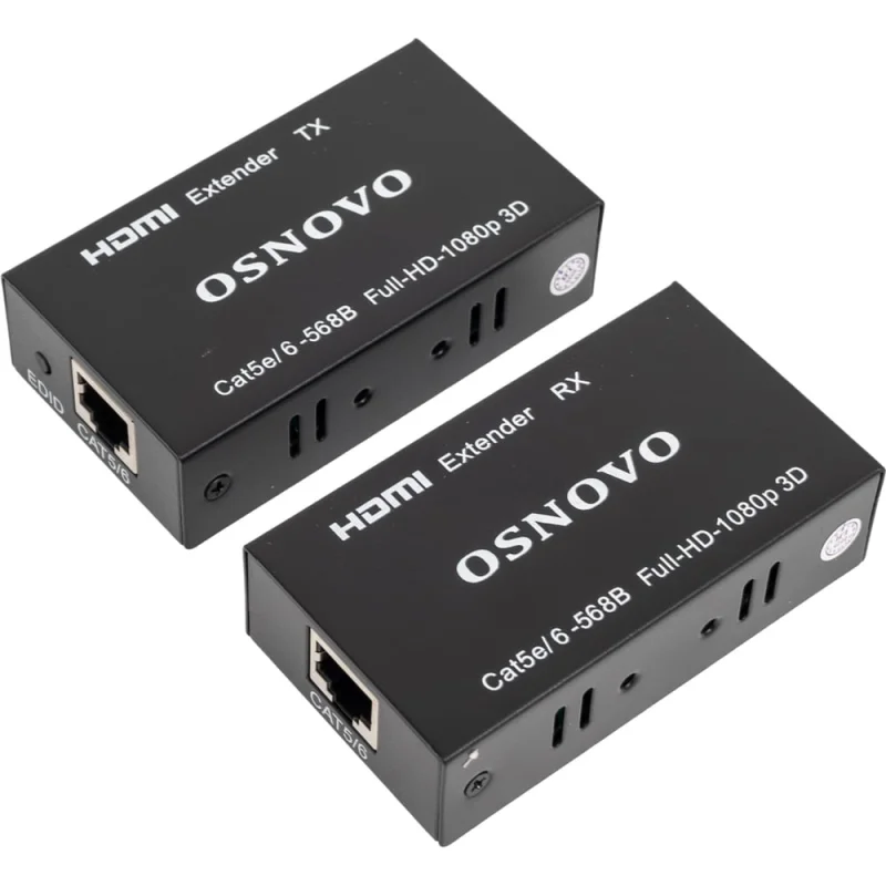 Комплект для передачи OSNOVO TA-Hi/1+RA-Hi/1 HDMI по одному кабелю витой пары CAT5e/6 до 50м. sct1480