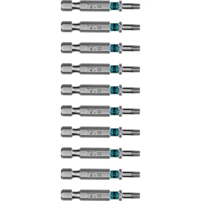 Бита GROSS Torx 20, 50мм, сталь S2, шестигр., 10 шт 114070