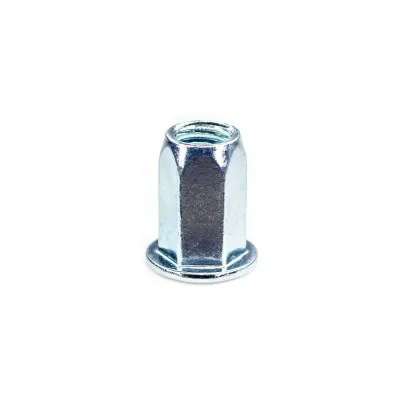 Заклепка гаечная KLAUE шестигранная, сталь, М5, стандартный борт St KSM5-LF-HEX (1000 шт) УТ000017369