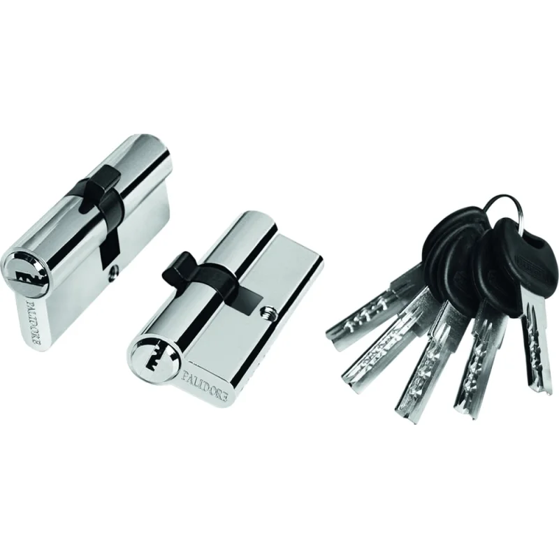 Цилиндр PALIDORE 60PC 30/30 ключ/ключ, хром блестящий 98760916
