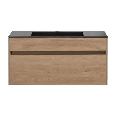 База под раковину VINCEA Chiara 1000 подвесная, 1 выкатной ящик soft-close, N.Oak VMC-2C100NO