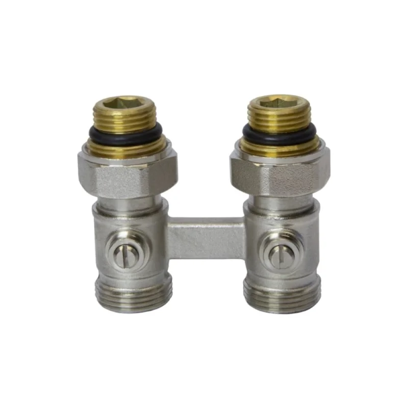 Узел нижнего подключения VRT 1/2x3/4ЕК прямой двухтруб 556904