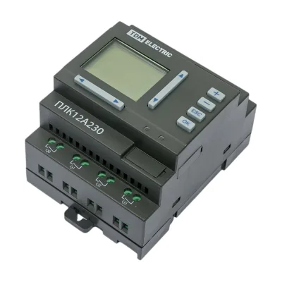 Программируемый логический контроллер TDM ELECTRIC ПЛК12A230 с дисплеем 230В SQ0750-0001