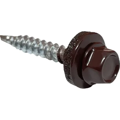 Кровельные саморезы Steelfix 4,8x35 цинк ral8017 шоколадно-коричневый 100 шт СК4835100Ш