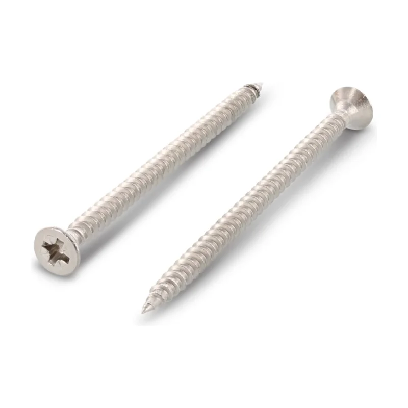 Π‘Π°ΠΌΠΎΡΠ΅Π· ΠΏΠΎ Π΄Π΅ΡΠ΅Π²Ρ Metiz-A2, ART.9050 M3.5x30 ΠΌΠΌ Π2, Π½Π΅ΡΠΆΠ°Π²Π΅ΡΡΠΈΠΉ, ΠΊΡΠ΅ΡΡΠΎΠΎΠ±ΡΠ°Π·Π½ΡΠΉ ΡΠ»ΠΈΡ, 50 ΡΡ. 905023530 50