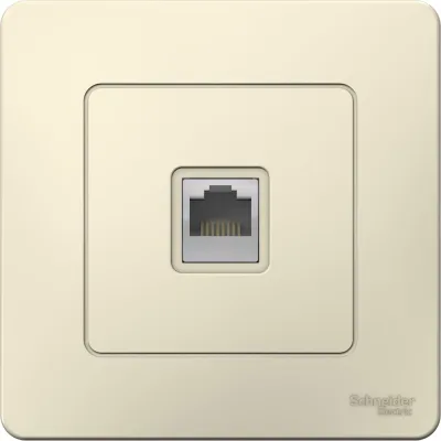 Компьютерная розетка Systeme Electric BLANCA RJ45, категория 5E, МОЛОЧНЫЙ BLNIS045002