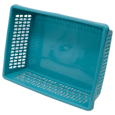 Корзина для хранения Martika Велетта 38x28x11 см, бирюзовая С714БИР
