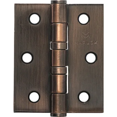 Петля дверная Marlok 75x62x2,5 AC, медь, 2 шт 005616