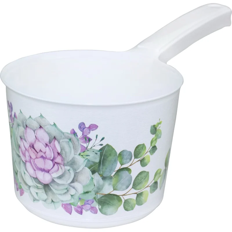 Ковш IDEA ДЕКО 1.5 л М 1218 каменная роза