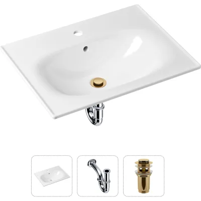Врезная раковина для ванной Lavinia Boho Bathroom Sink в комплекте 3 в 1 21520435 20217581R