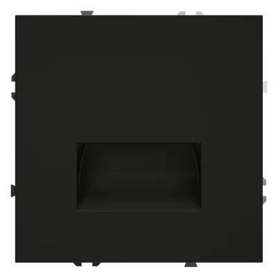 Подсветка светодиодная встраиваемая Voltum S70 черный матовый VLS070608
