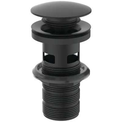 Клапан донный Ideal Standard с переливом 1 1/4" латунь, черный матовый E1482XG 025-1764