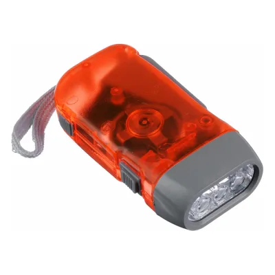 Фонарик динамический ЕРМАК тм, 3 LED, пластик, 50х100х30 мм 198-013