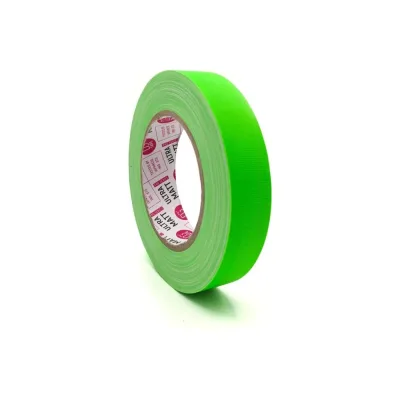 Клейкая лента DGTAPE ultraMATT - Гаффа тейп 25мм/25м - Зеленый (светится в ультрафиолете) UMF25/25/G