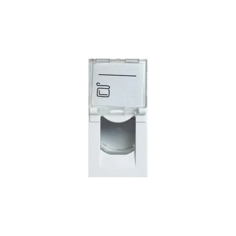 Панель лицевая FL-FP77 под 1 модуль Keystone, 45х22,5 мм (mosaic), белая Filum 00-01114946