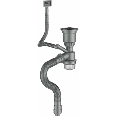Сифон для мойки с переливом GERHANS K30601B-1
