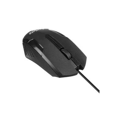 Мышь ExeGate Professional Standard SH-9025L2 USB, оптическая, 1000dpi, 3D, 3 кнопки и колесо прокрутки, длина кабеля 2,2м, черная, Color Box 279944
