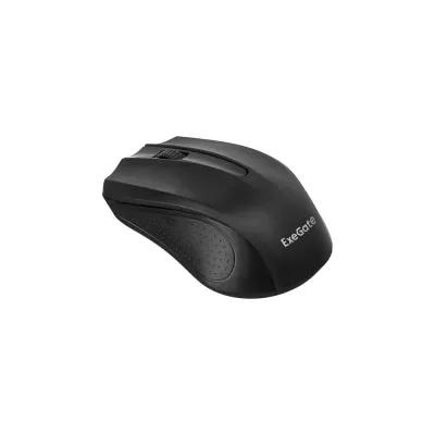 Беспроводная мышь ExeGate Professional Standard SR-9023 радиоканал 2,4 ГГц, USB, оптическая, 1200dpi, 3D, 3 кнопки и колесо прокрутки, черная, Color Box 279045