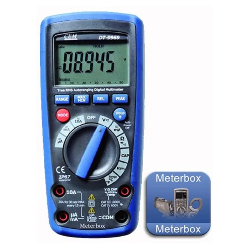 Мультиметр с поверкой СЕМ DT-9969 685675