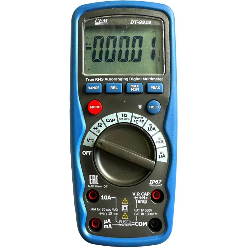 Мультиметр с поверкой СЕМ DT-9919 686634