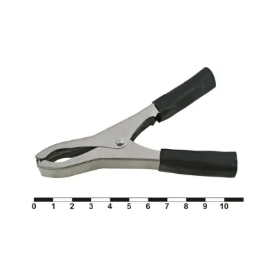 Зажим-крокодил Pro Legend под пайку/обжим, 50 А, черный PL2993