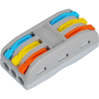 Клеммы цветные для проводов CONTA 6 контактов SPL-3C