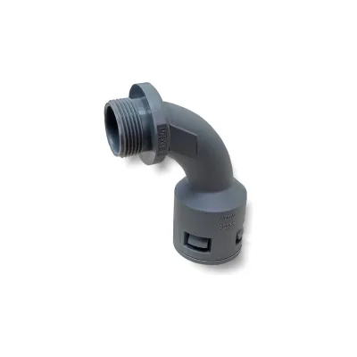 Муфта для гофрированных труб WEYER WQBW-M20G/AD21.2 - коннектор поворотный, нар. M20x1.5 WE1900500