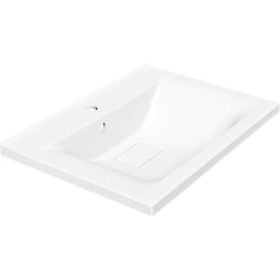 Раковина из искусственного камня VINCEA цвет белый VCB-2VP100W