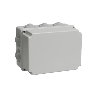 Клеммная коробка IEK, 190x140x120, IP55, КМ41246, ИЭК, белая UKO10-190-140-120-K41-55