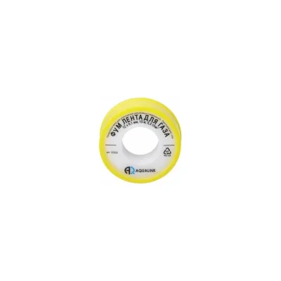 ФУМ лента для газа AQUALINK 12х0,1 мм, 10 м 02922