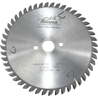 Пила дисковая PILANA TCT 160x2.8/1.8x20 z48 91 TFZ L CT00650317